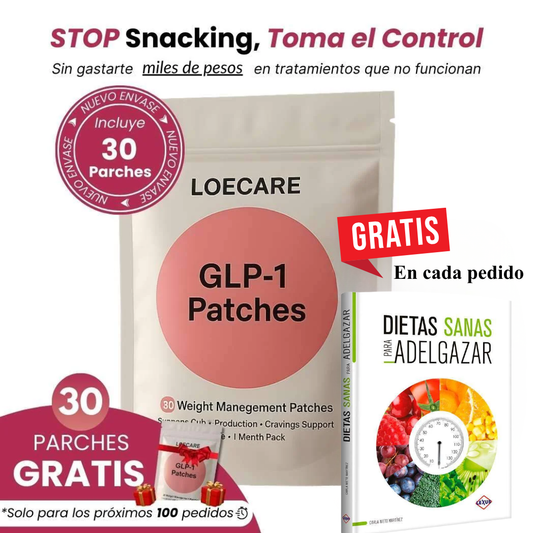 Tu Cuerpo, Tus Reglas - GLP-1 Loecare™ (30 Parches)